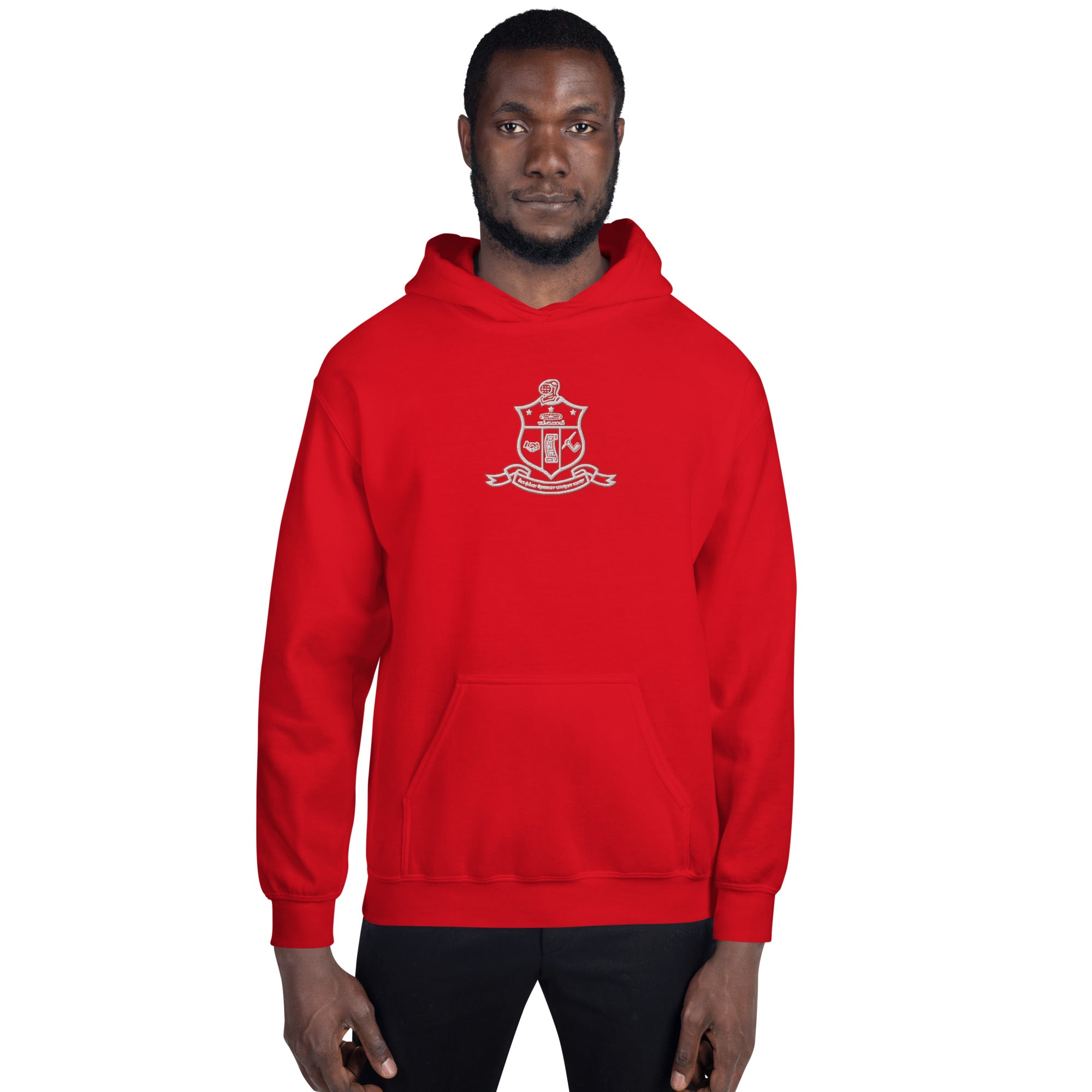 Kappa Alpha Psi Embroidered Shield Hoodie - URBrand