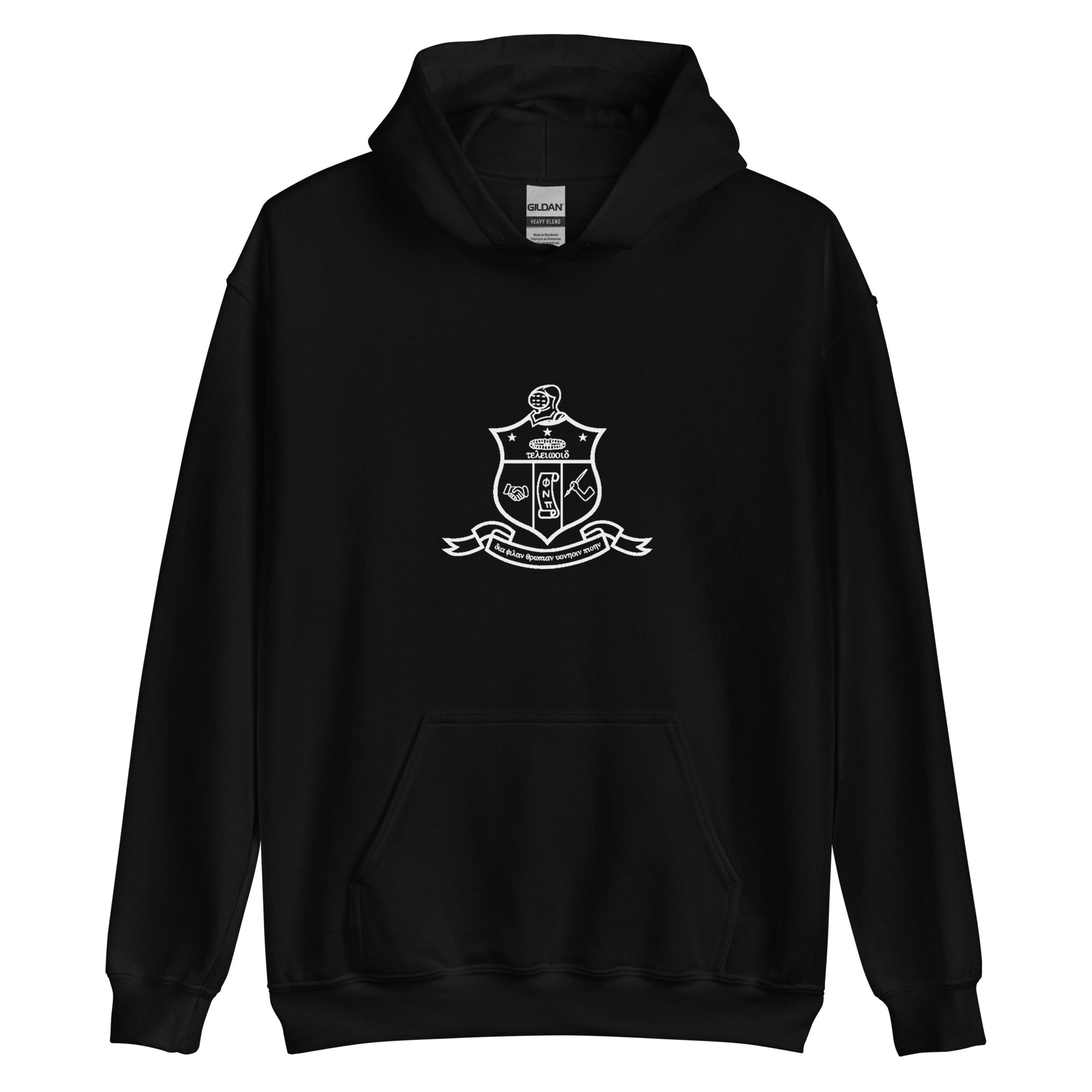 Kappa Alpha Psi Shield White Hoodie - URBrand