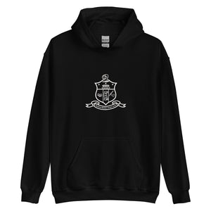 Kappa Alpha Psi Shield White Hoodie - URBrand