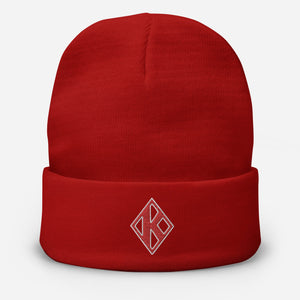 Kappa Diamond Embroidered Beanie - URBrand