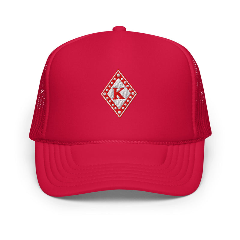 Kappa Diamond Floating K Foam trucker hat