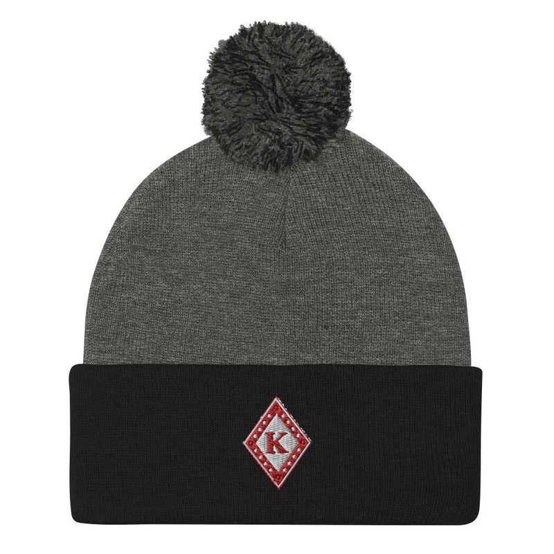 Kappa Diamond Pom-Pom Beanie