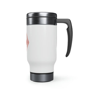 Kappa Diamond Stainless Steel Travel Mug with Handle, 14oz - URBrand