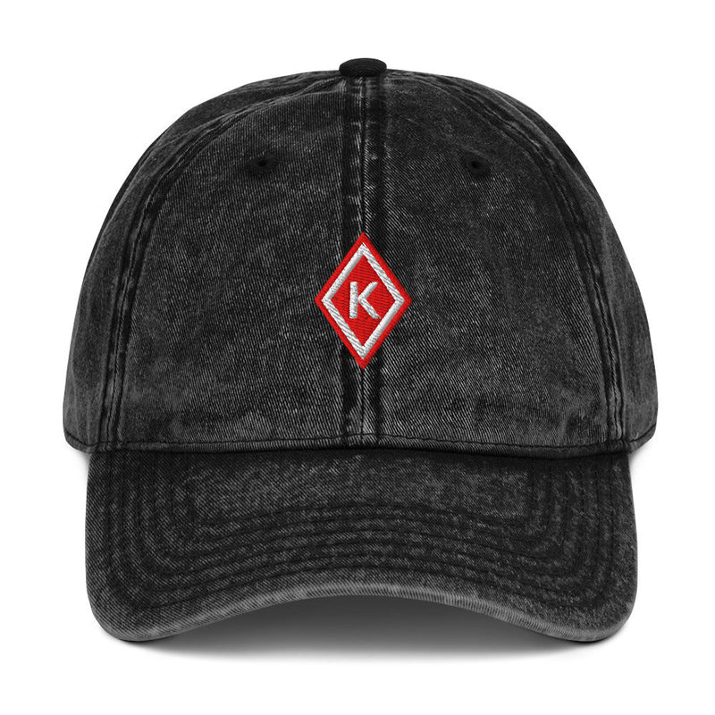 Kappa Diamond Vintage Cotton Twill Cap