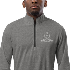 Kappa Shield Outline Quarter zip pullover - URBrand