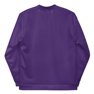 Omega Psi Phi Bomber Jacket Purple Lite - URBrand