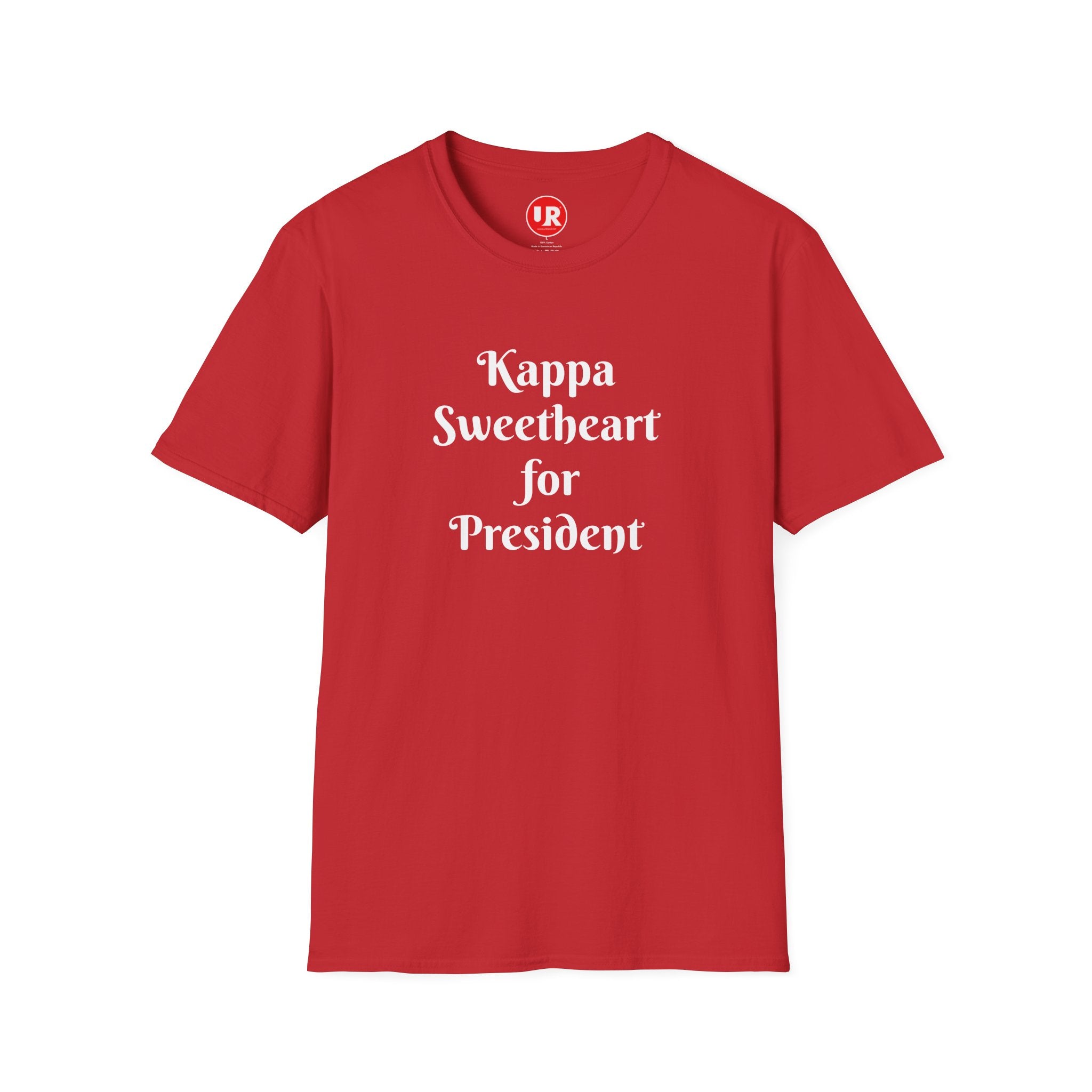 Kappa Sweetheart for president Unisex Softstyle T-Shirt