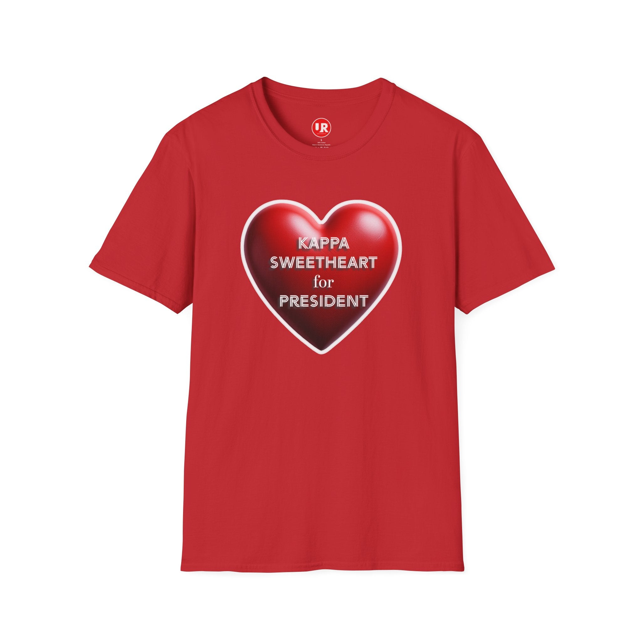 Kappa Sweetheart for President Unisex Softstyle T-Shirt