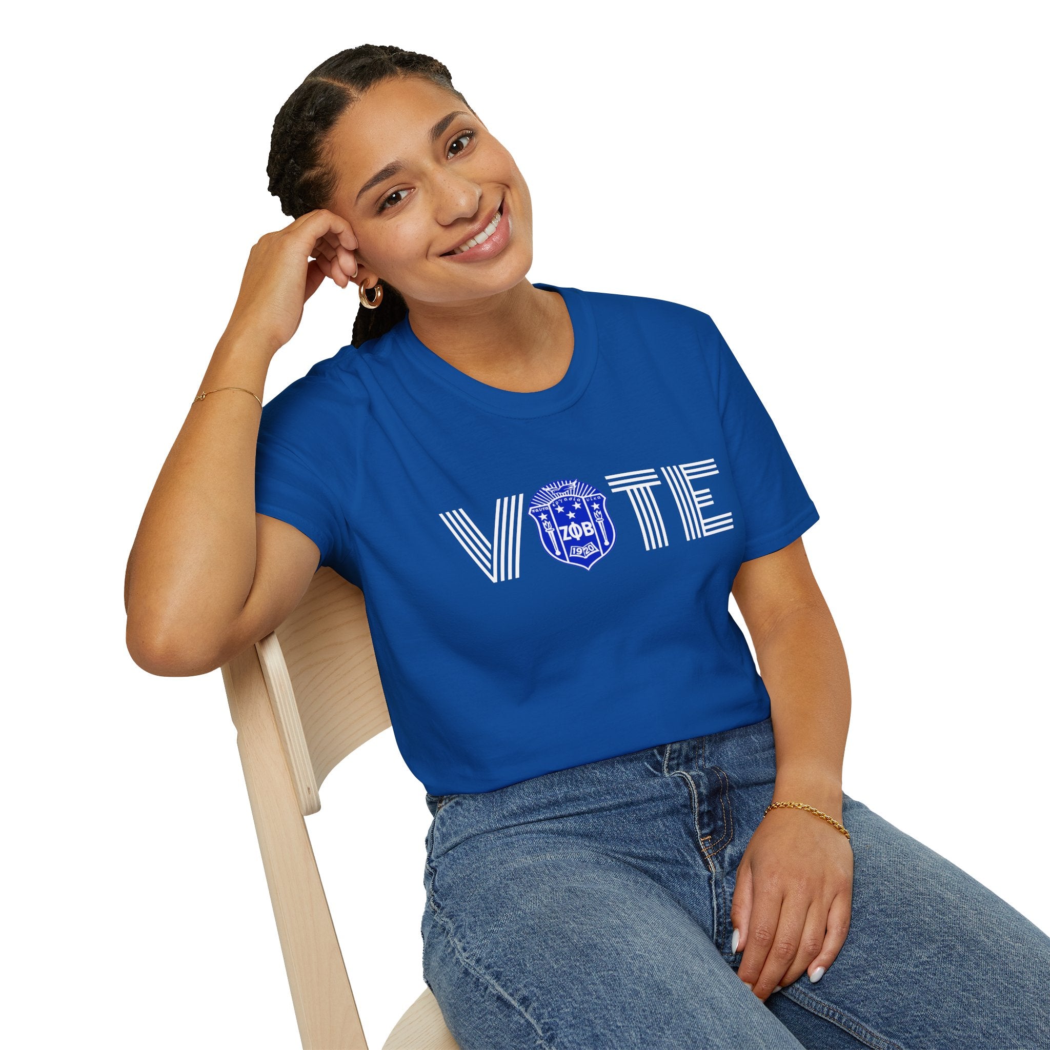 Zeta Phi Beta Vote T-Shirt - Softstyle