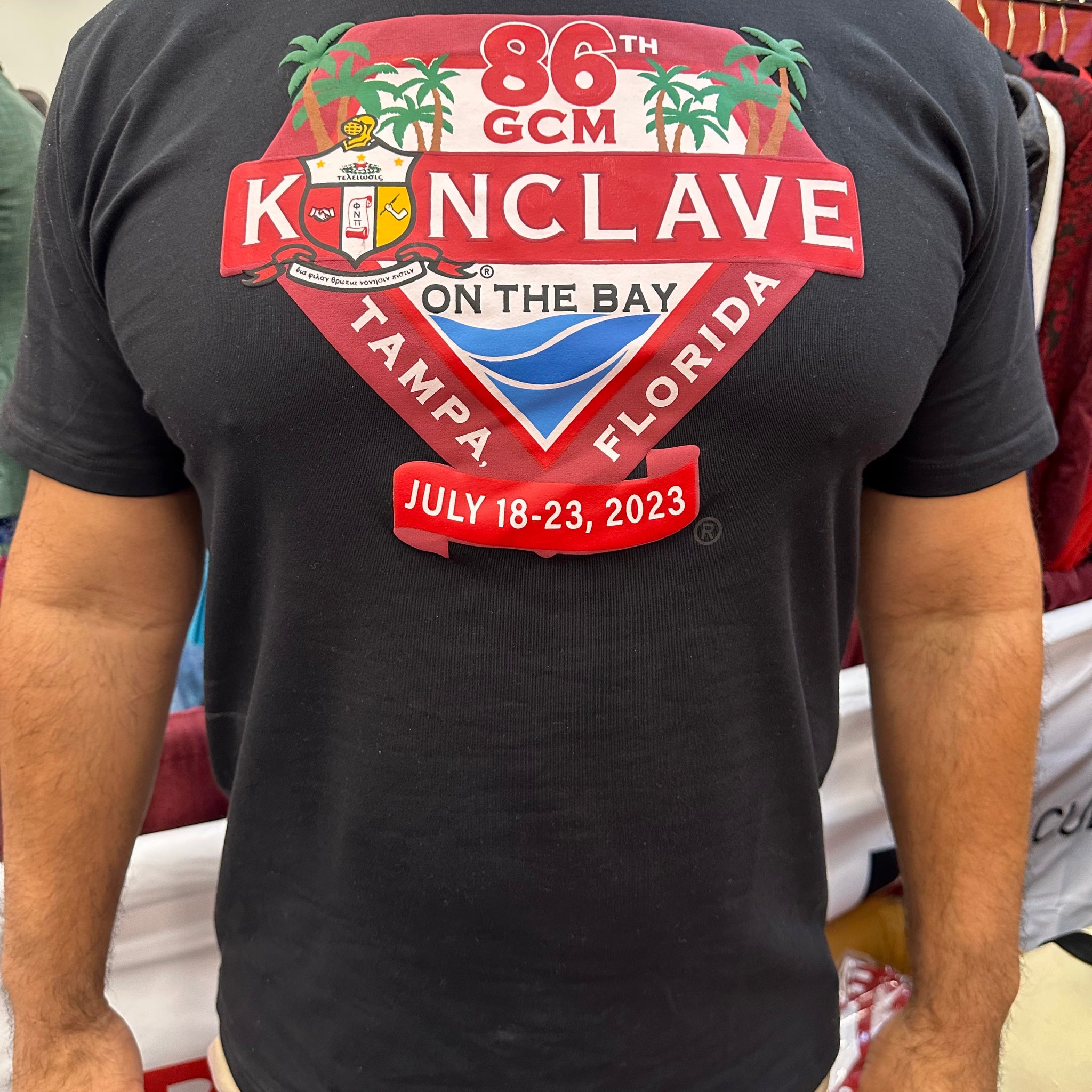 86th Konclave souvenir shirt black 95/5