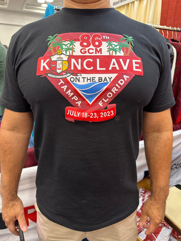 86th Konclave souvenir shirt black 95/5