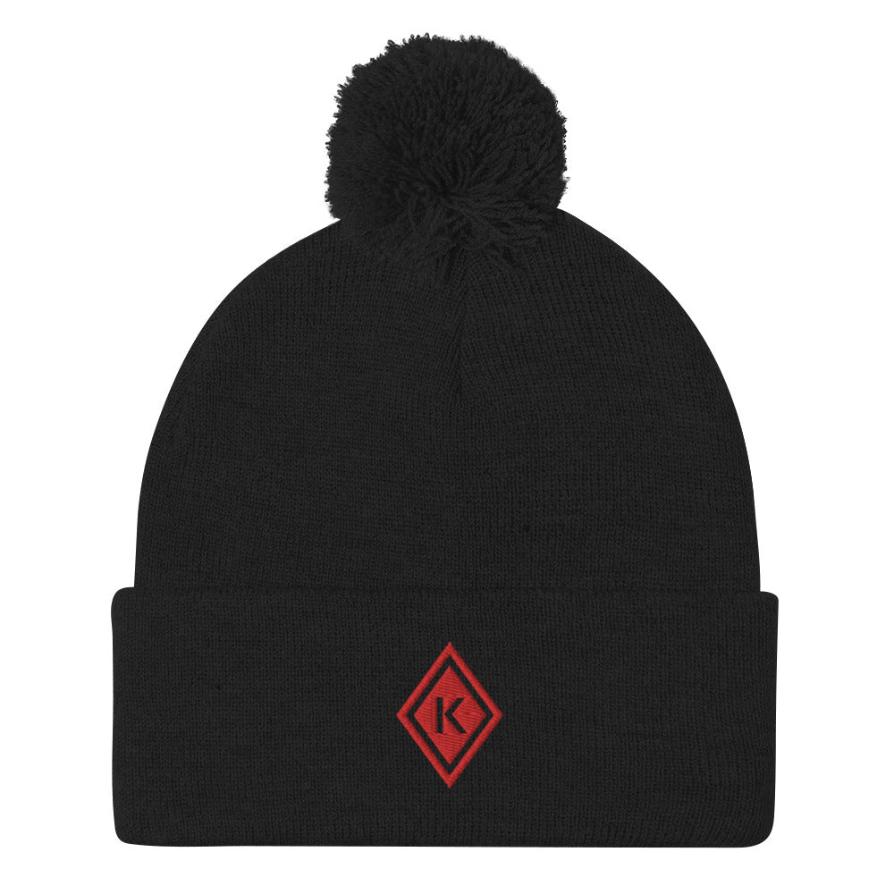 Diamond Nupe Pom-Pom Beanie - URBrand