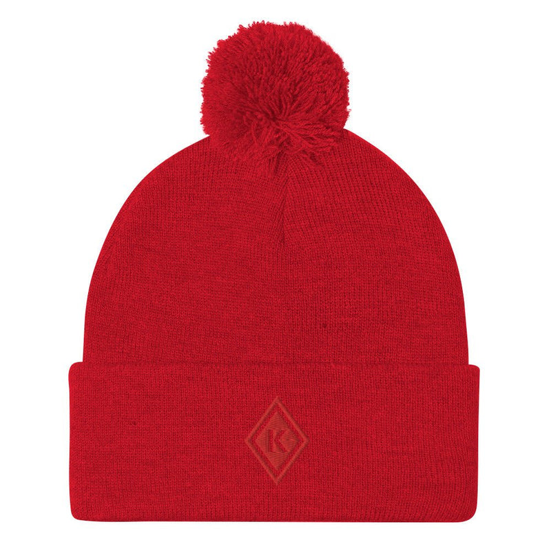 Diamond Nupe Pom-Pom Beanie