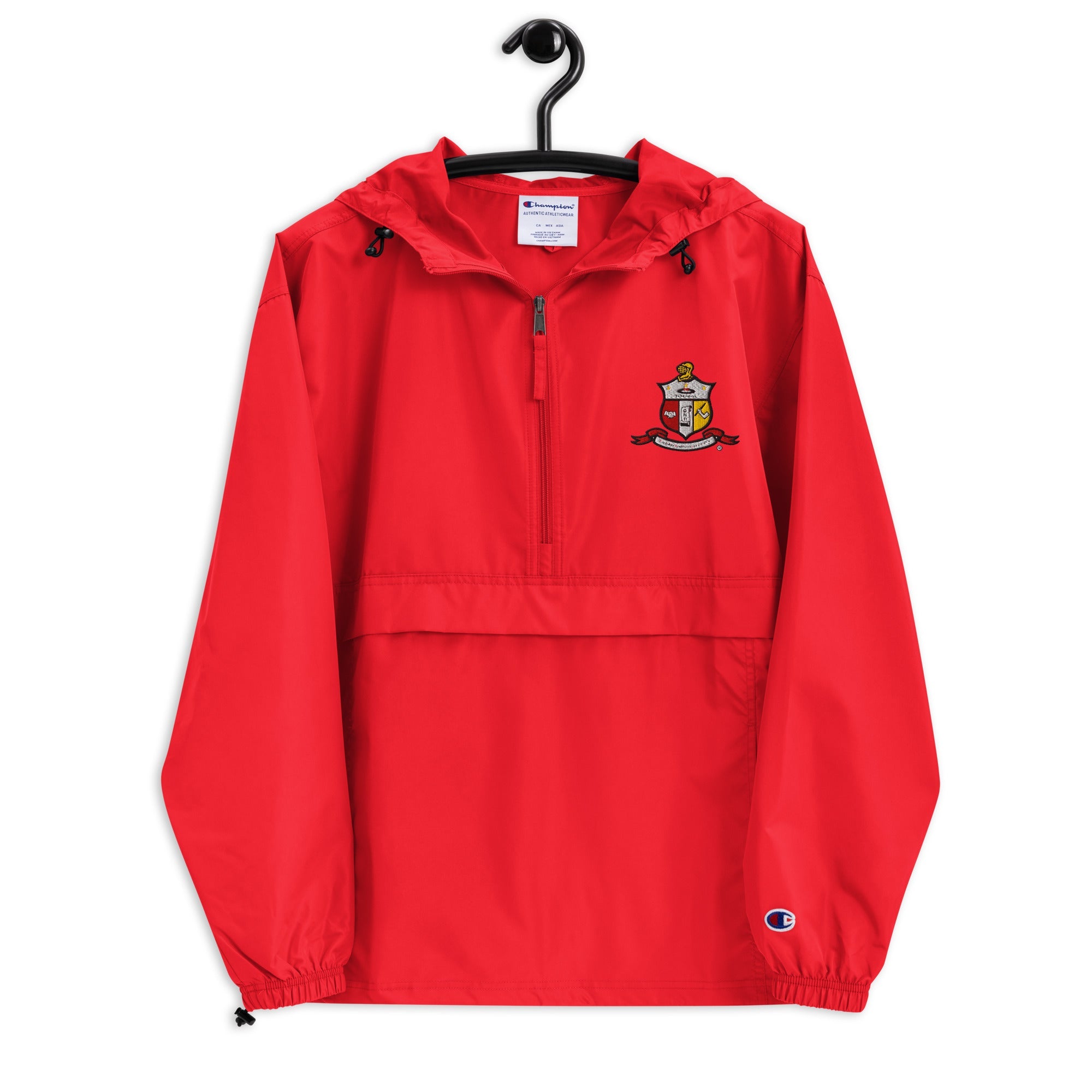 Embroidered Champion Packable Jacket - URBrand