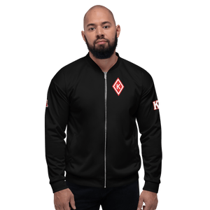 Kappa Alpha Bomber Black Jacket - URBrand