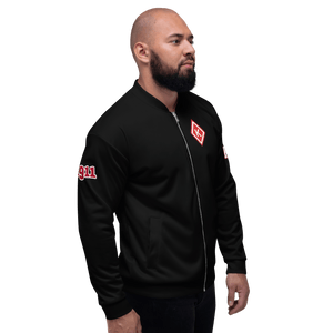 Kappa Alpha Bomber Black Jacket - URBrand
