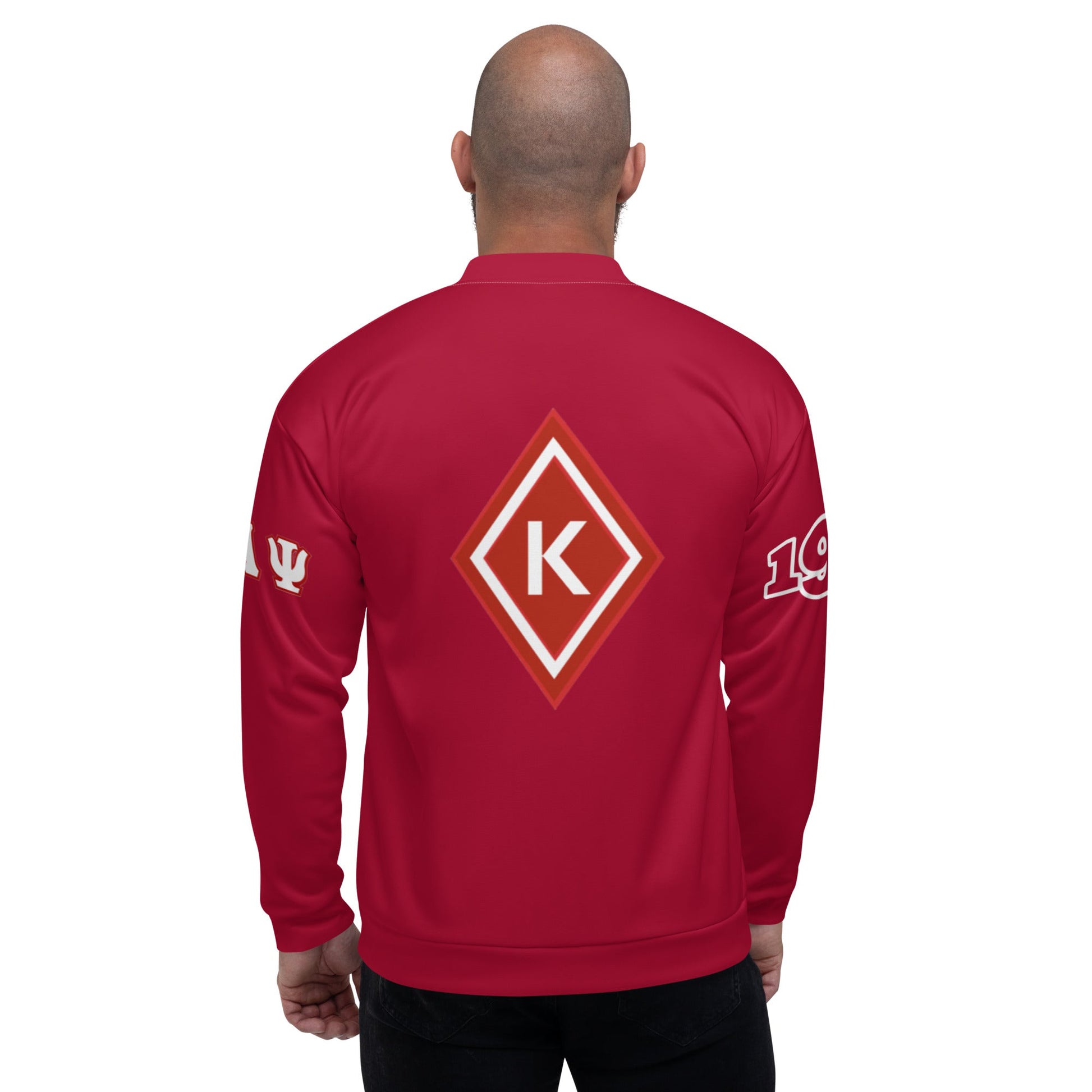 Kappa Alpha Psi Bomber Jacket Red Diamond - URBrand