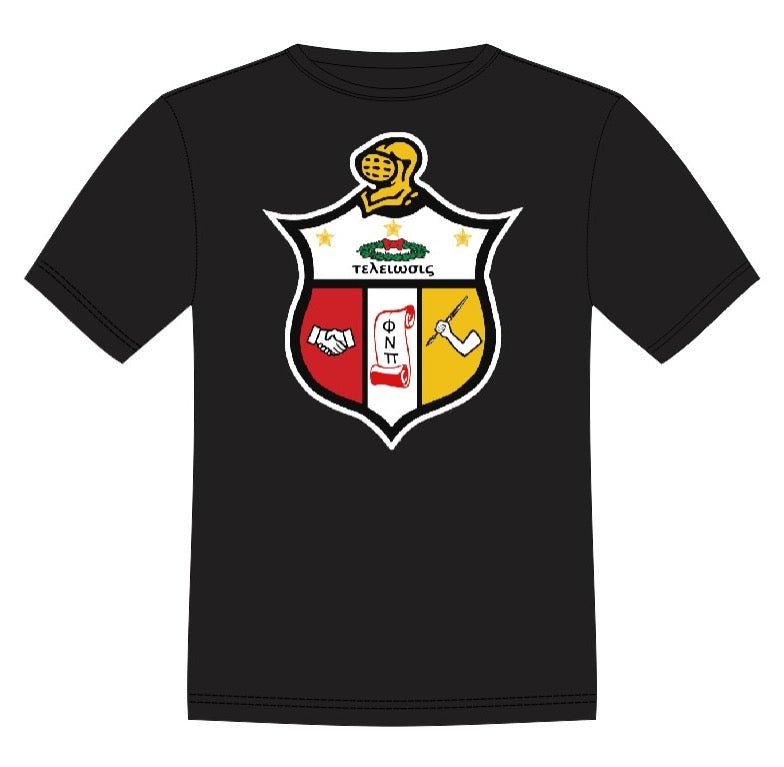 Kappa Alpha Psi Crest Dri - Fit Tee Black - URBrand