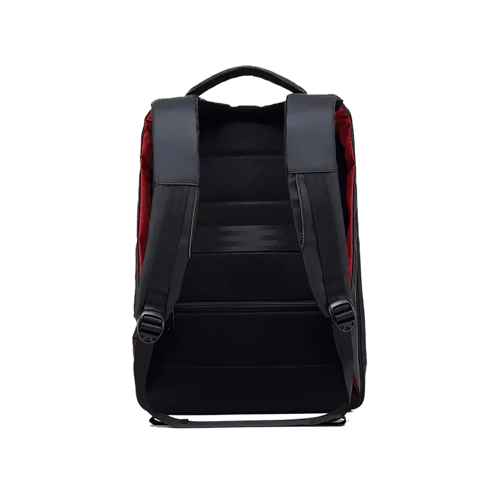 Rear view of Kappa Alpha Psi Diamond backpack with padded shoulder straps and ergonomic back support, ideal for laptops and travel use.