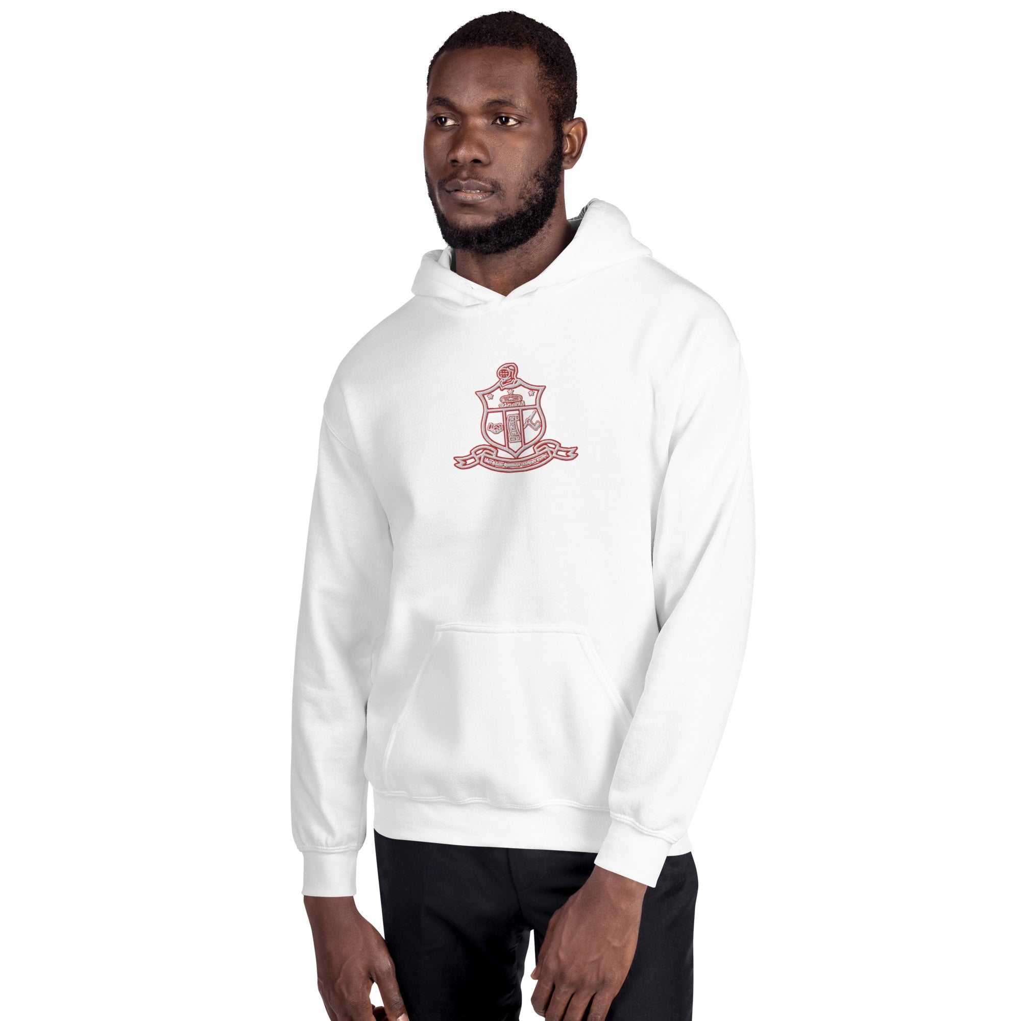 Kappa Alpha Psi Embroidered Shield Hoodie - URBrand