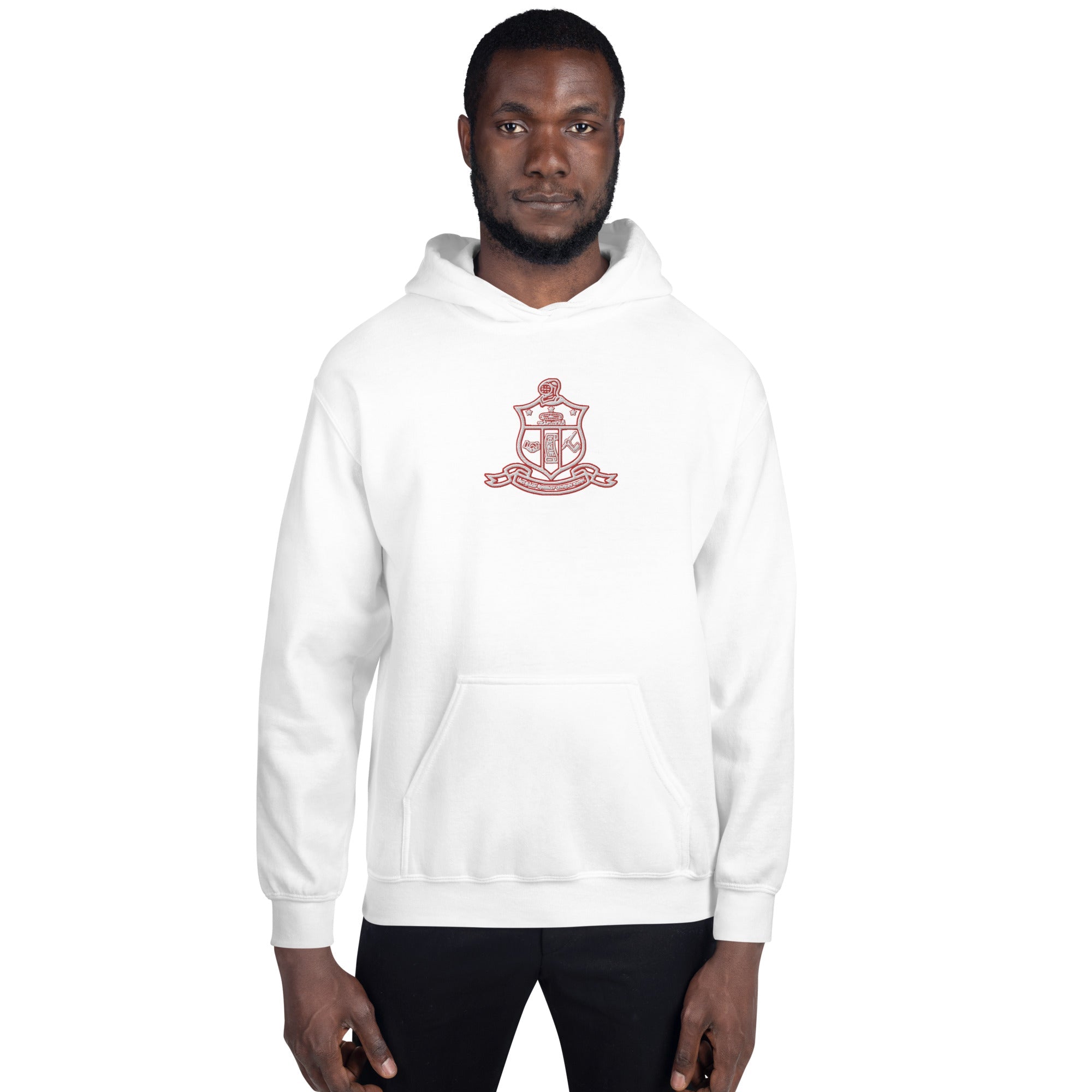 Kappa Alpha Psi Embroidered Shield Hoodie - URBrand