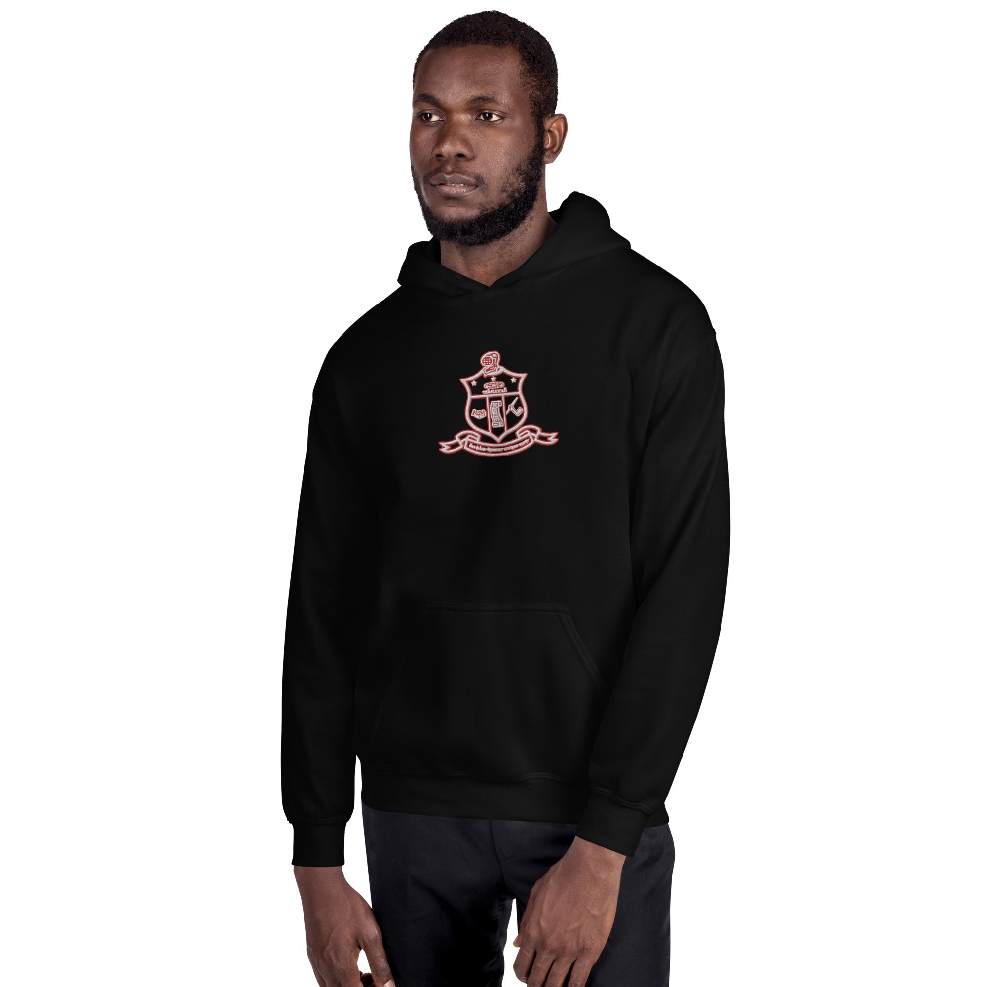 Kappa Alpha Psi Embroidered Shield Hoodie - URBrand