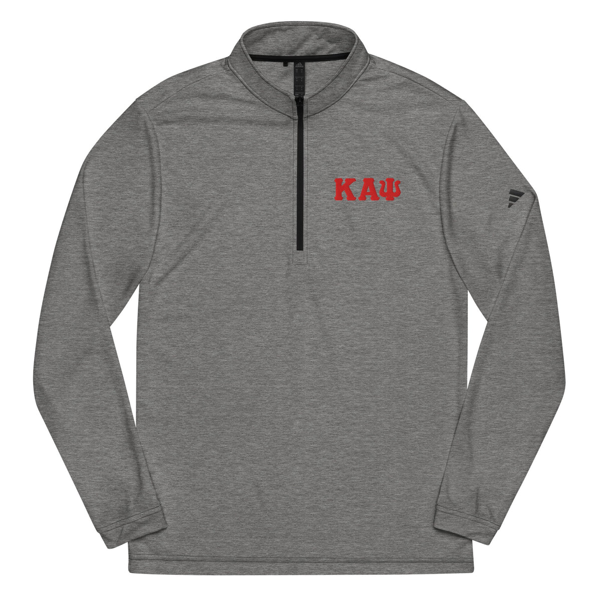 Kappa Alpha Psi Letters Adidas Quarter zip pullover - URBrand