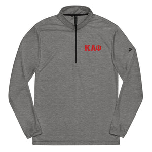 Kappa Alpha Psi Letters Adidas Quarter zip pullover - URBrand