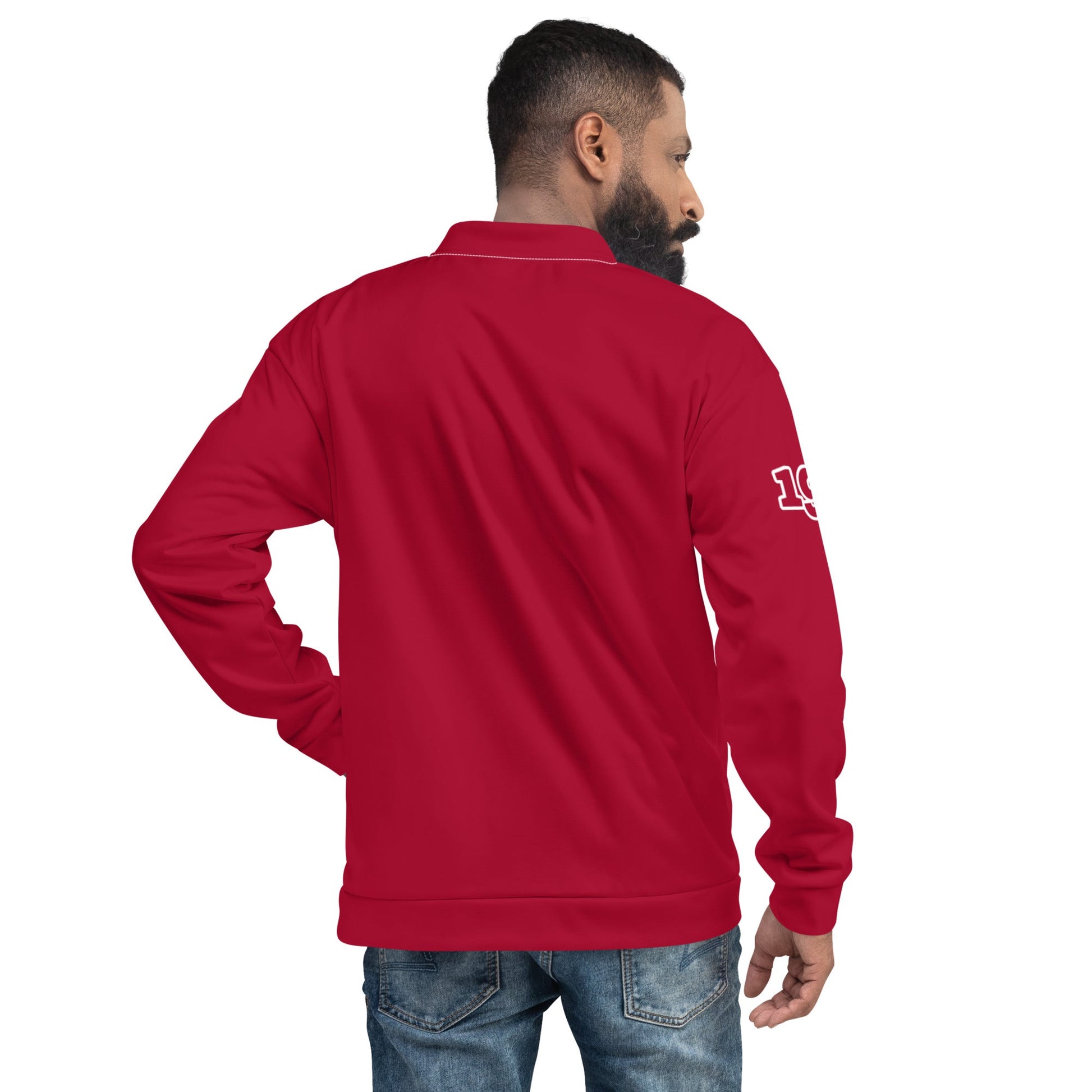 Kappa Alpha Psi Red Diamond Bomber Jacket - URBrand