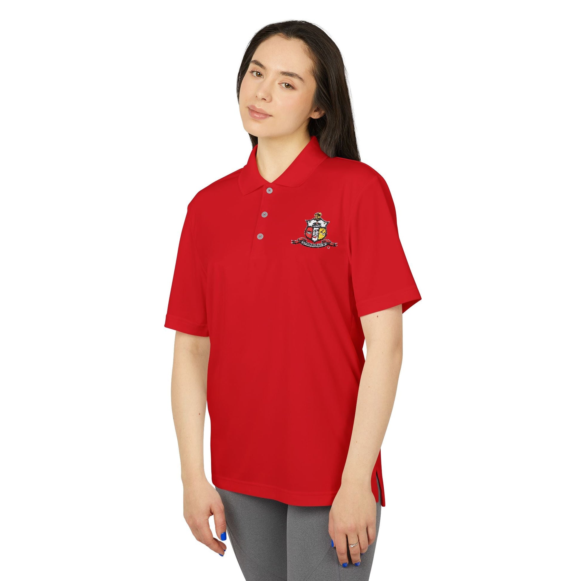 Kappa Alpha Psi Shield adidas Performance Polo - URBrand