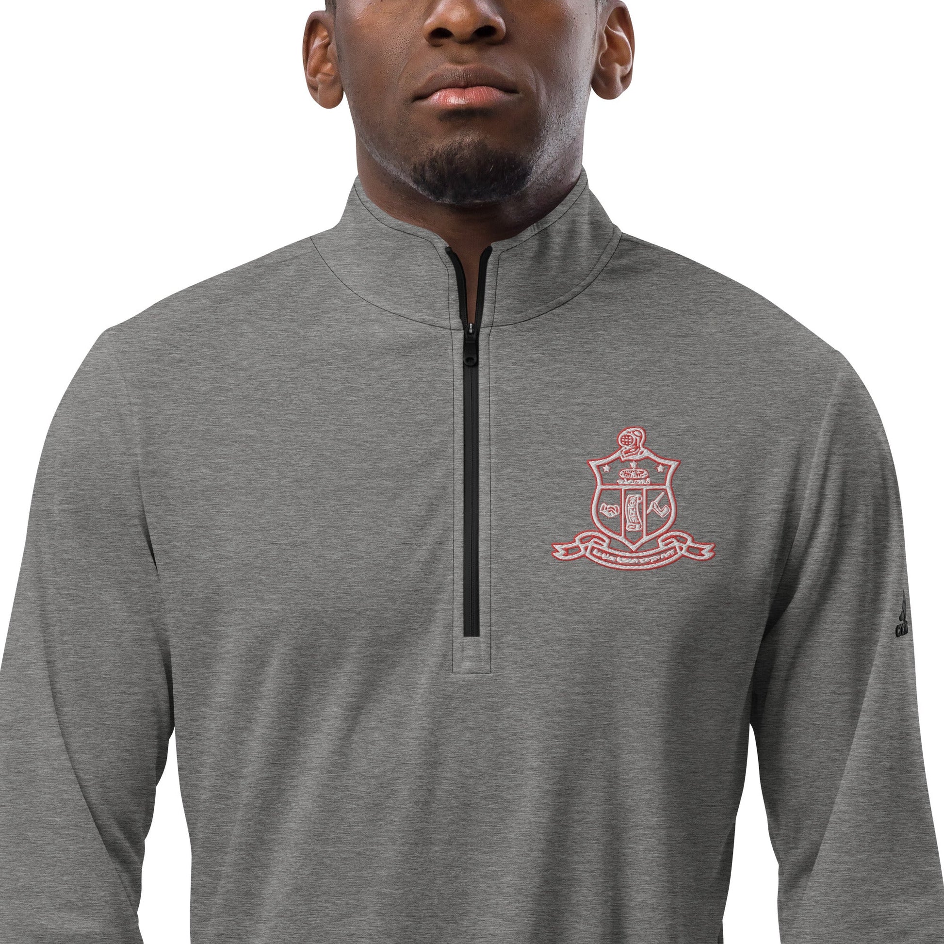 Kappa Alpha Psi Shield Adidas Quarter zip pullover - URBrand