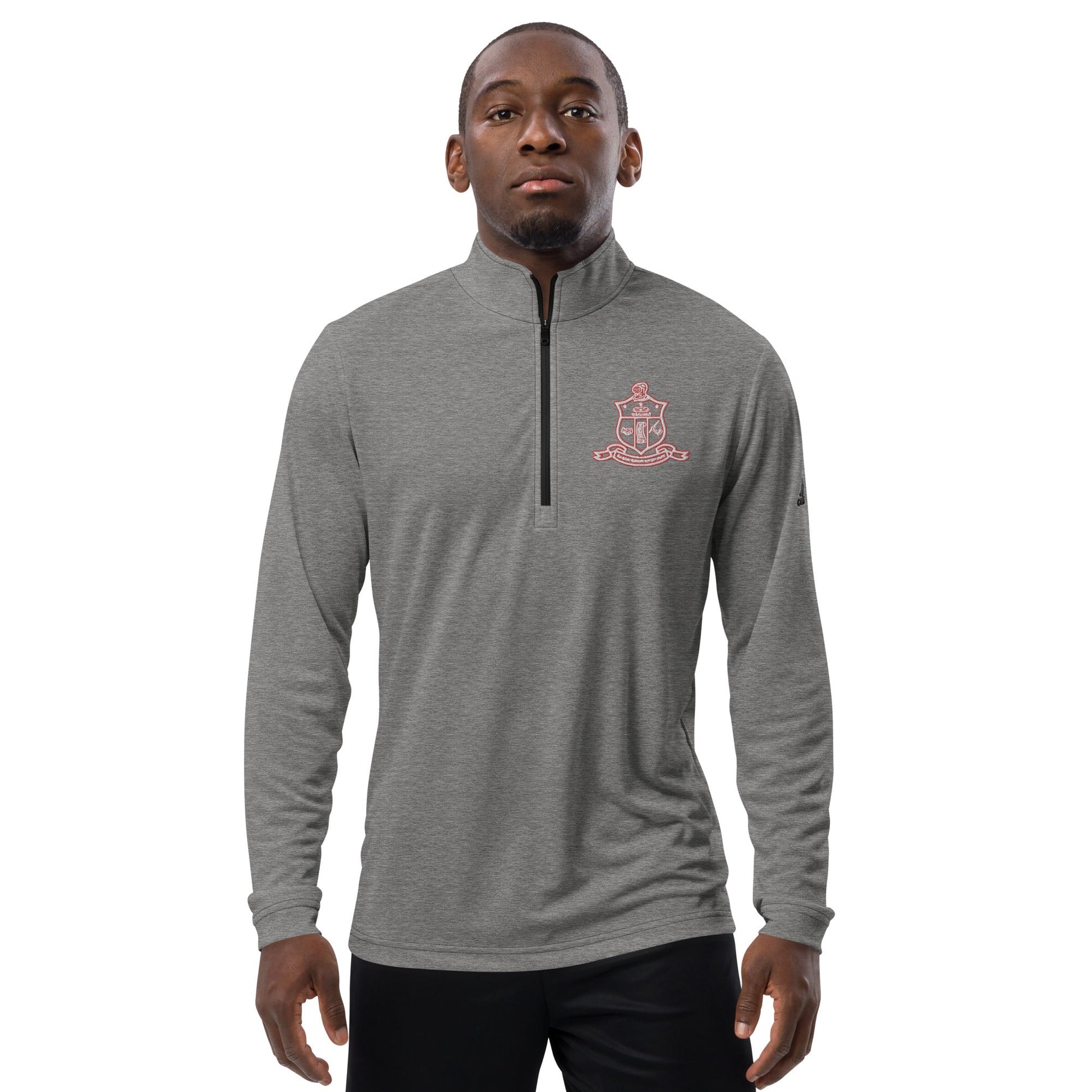 Kappa Alpha Psi Shield Adidas Quarter zip pullover - URBrand