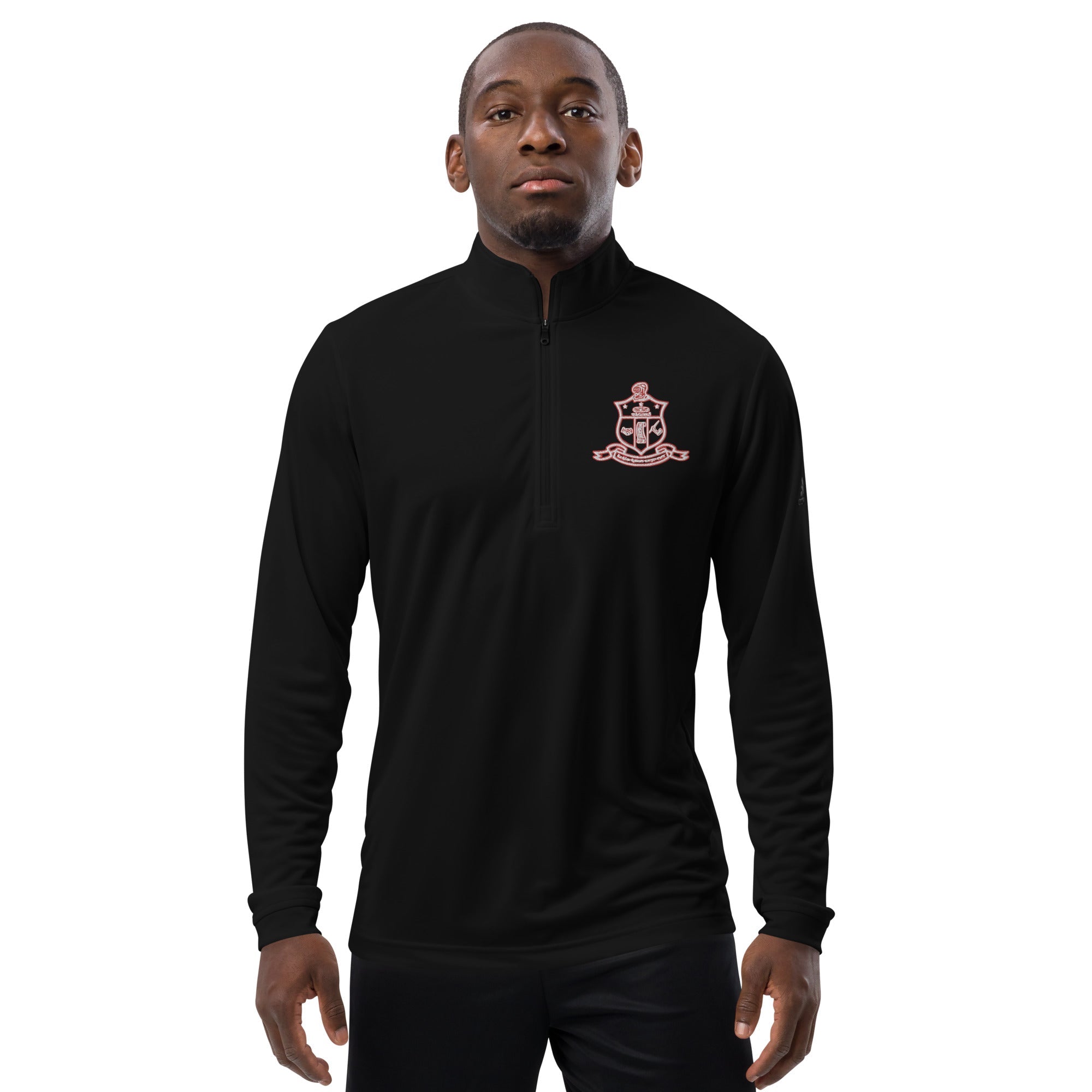 Kappa Alpha Psi Shield Adidas Quarter zip pullover - URBrand