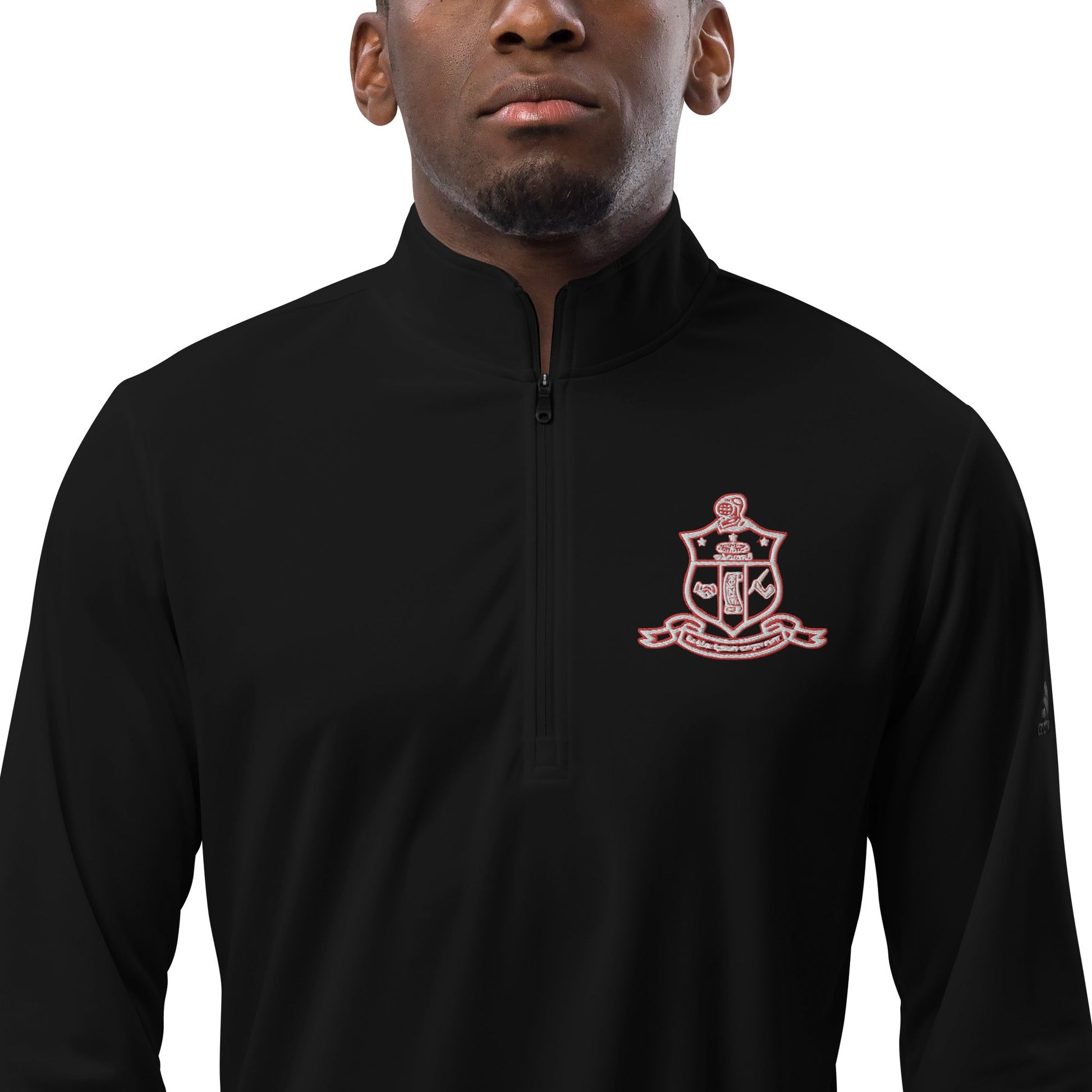 Kappa Alpha Psi Shield Adidas Quarter zip pullover - URBrand