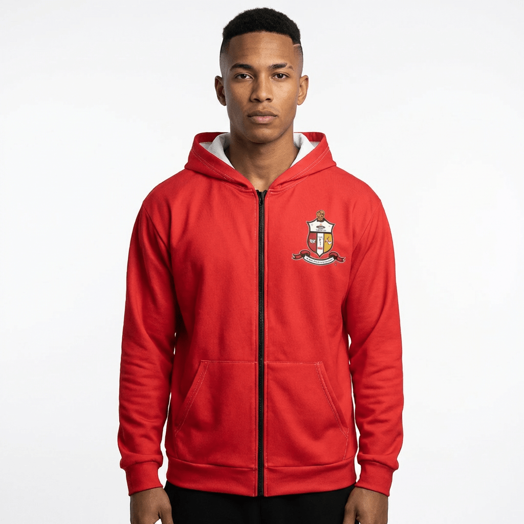 Kappa Alpha Psi Zip Hoodie — Fraternity Lettering Full-Zip Hoodie - URBrand