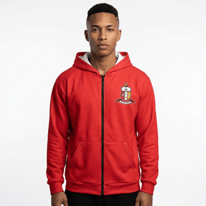 Kappa Alpha Psi Zip Hoodie — Fraternity Lettering Full-Zip Hoodie - URBrand