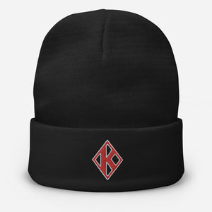 Kappa Diamond Embroidered Beanie - URBrand