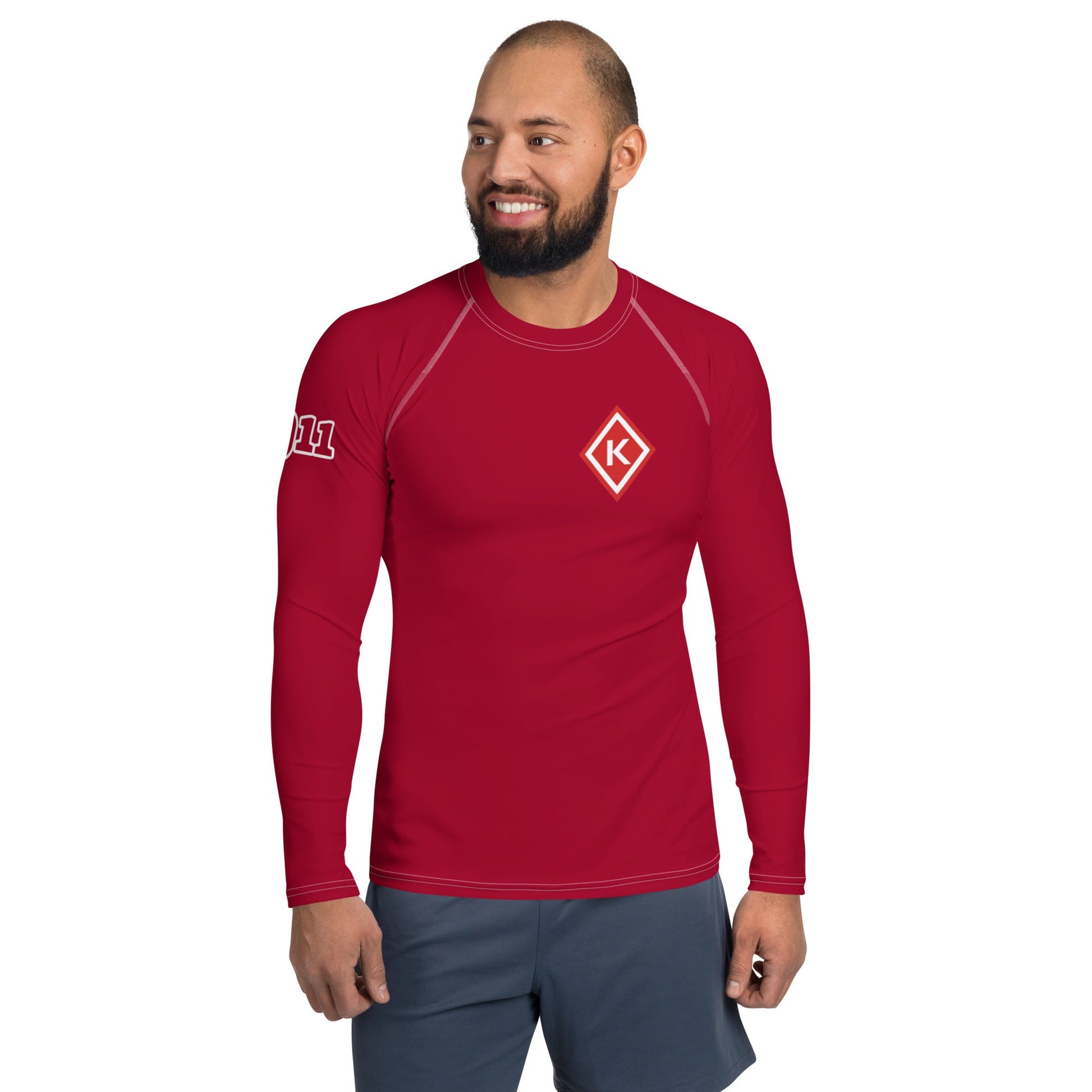 Kappa Diamond Men's Rash Guard Red - URBrand