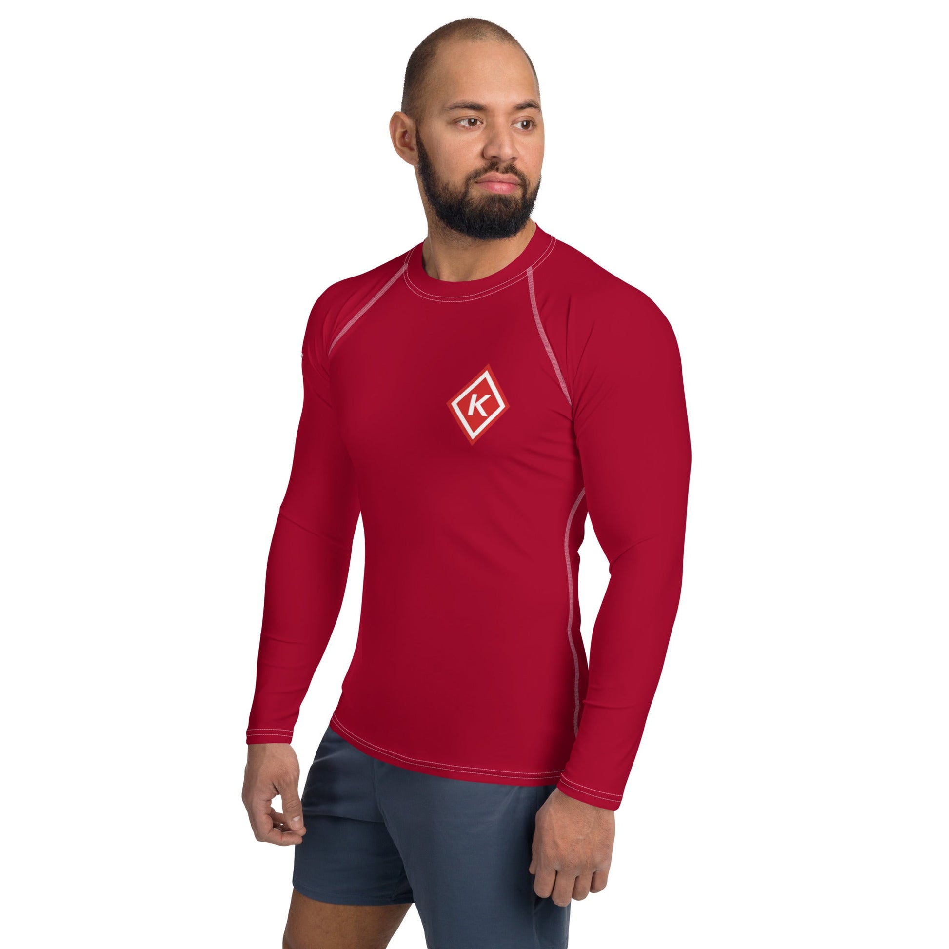 Kappa Diamond Men's Rash Guard Red - URBrand