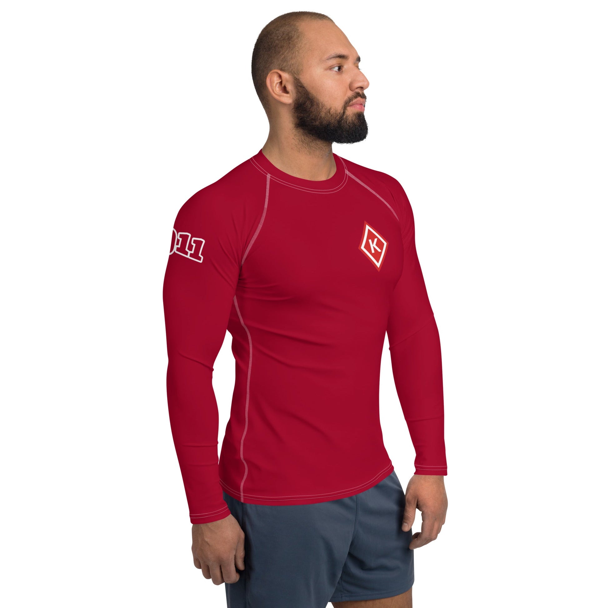 Kappa Diamond Men's Rash Guard Red - URBrand