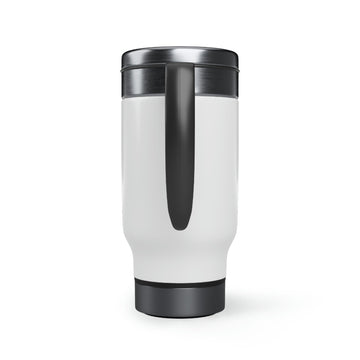 Kappa Diamond Stainless Steel Travel Mug with Handle, 14oz