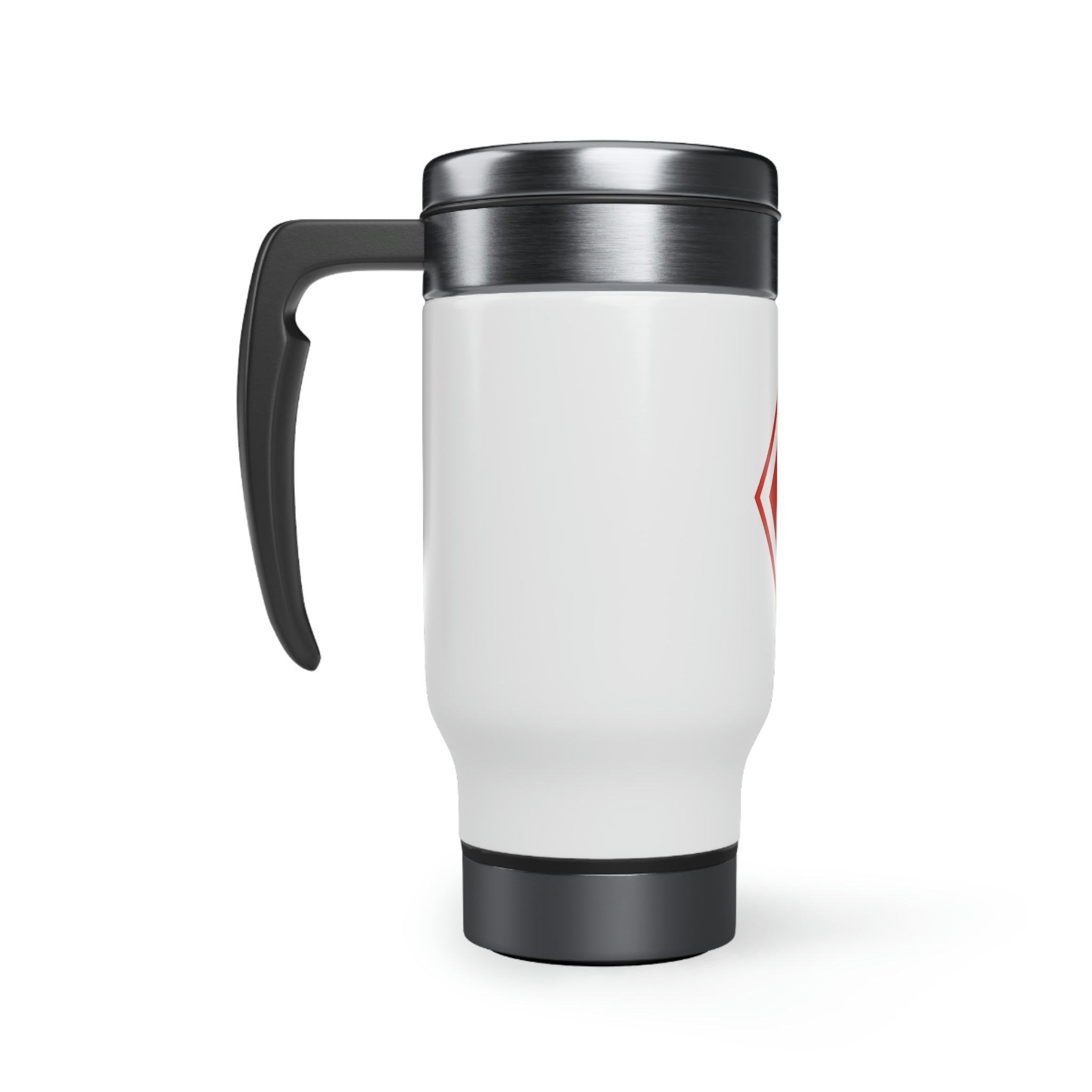 Kappa Diamond Stainless Steel Travel Mug with Handle, 14oz - URBrand