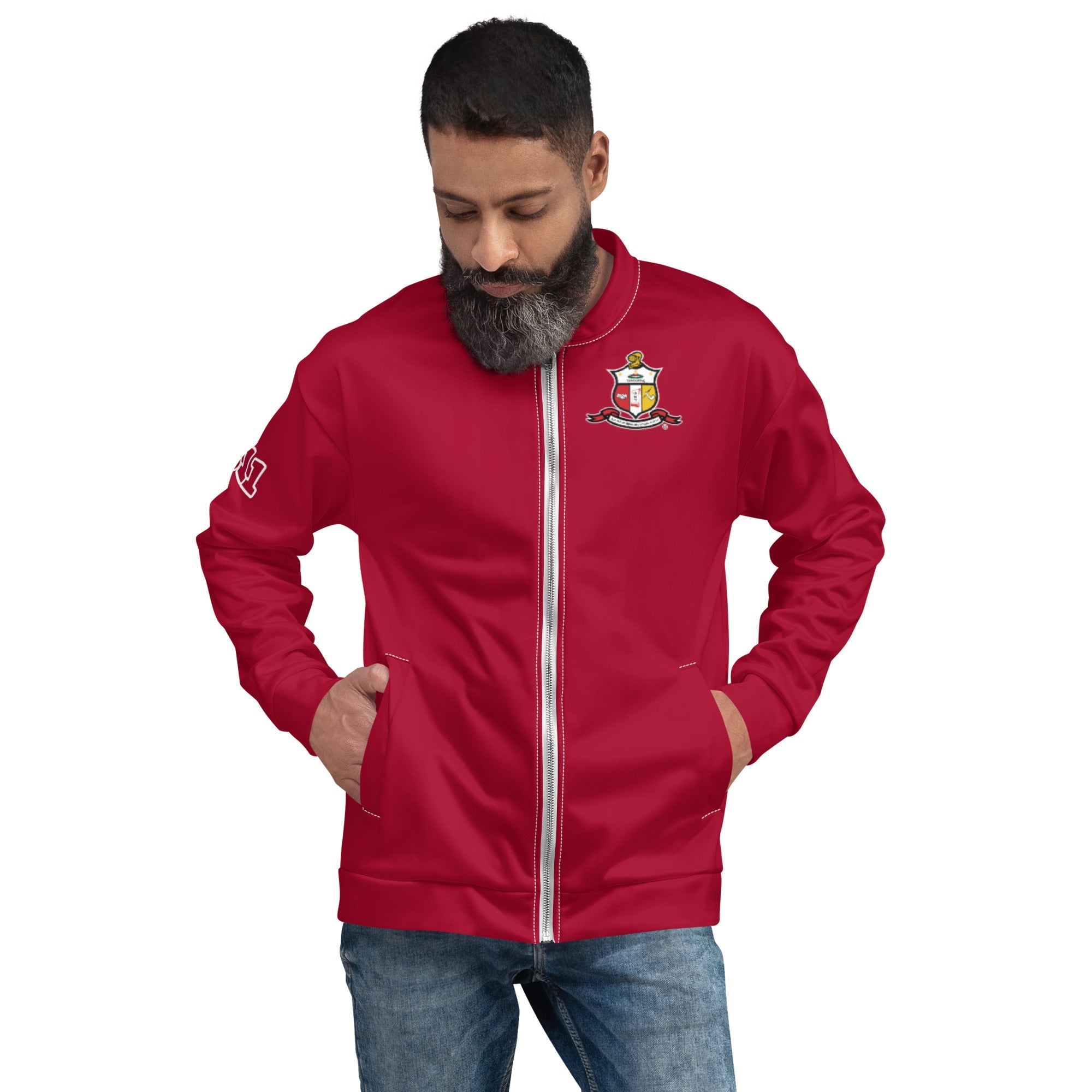 Kappa Shield Bomber Jacket red shield lite - URBrand