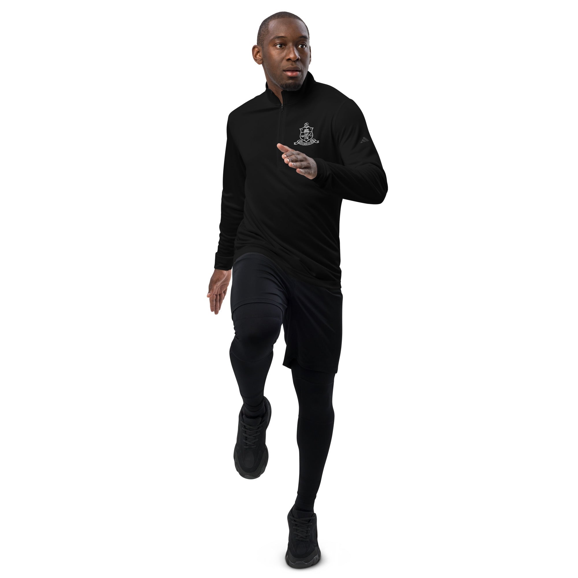 Kappa Shield Outline Quarter zip pullover - URBrand