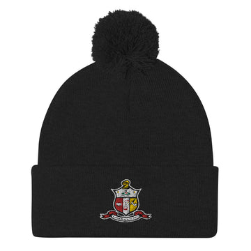 Kappa Shield Pom-Pom Beanie