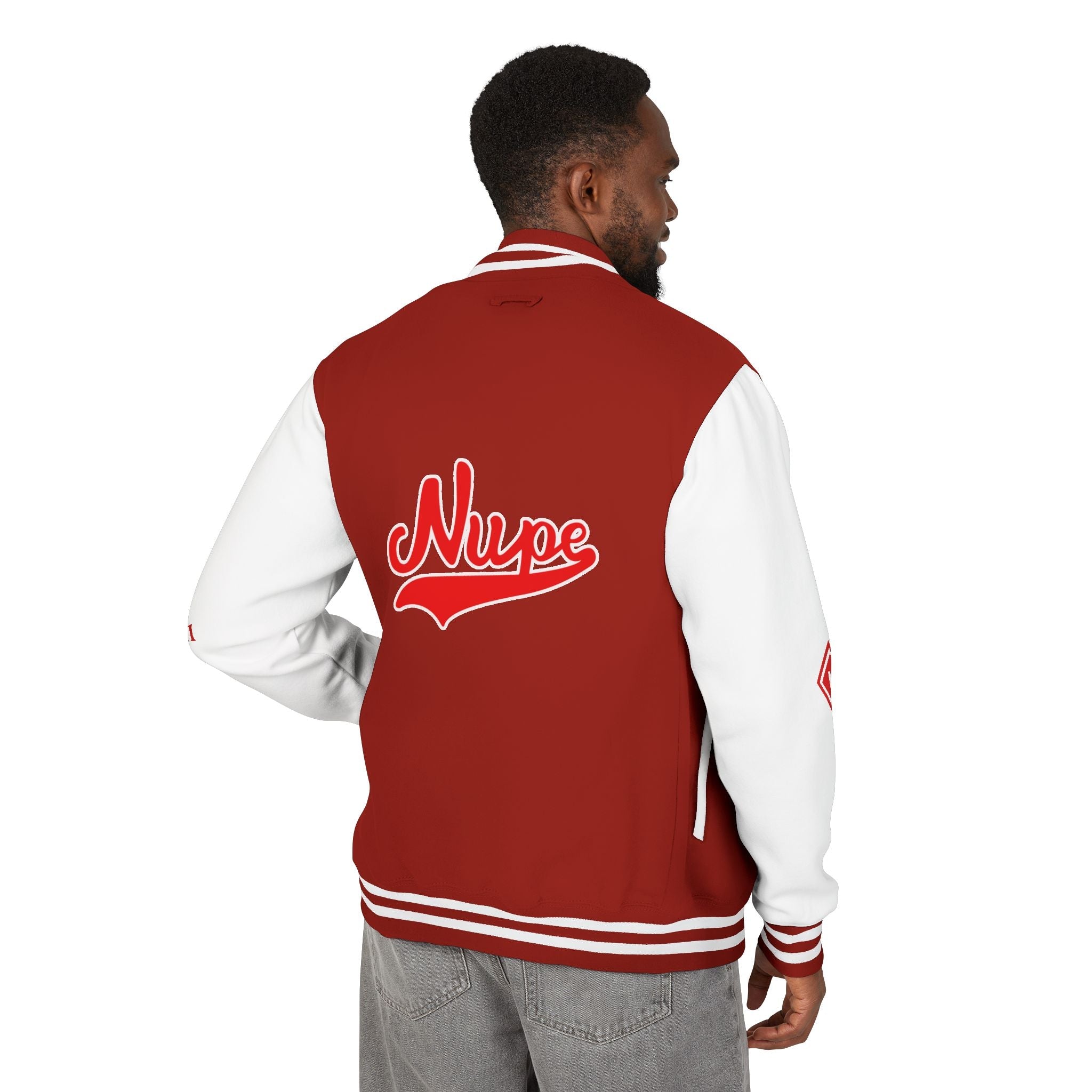 Letterman Jacket - Nupe Crest Varsity Jacket (Fraternity Greek 1911) - URBrand