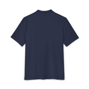 Men's Golf Polo Shirt — Embroidered Golfer Swing Design - URBrand