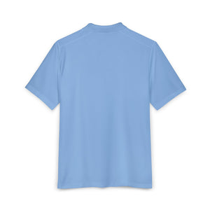 Men's Golf Polo Shirt — Embroidered Golfer Swing Design - URBrand