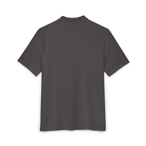 Men's Golf Polo Shirt — Embroidered Golfer Swing Design - URBrand