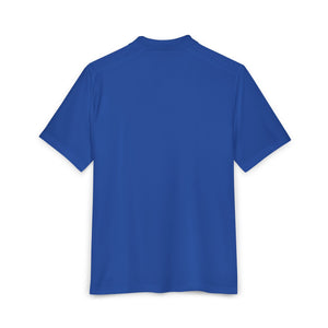 Men's Golf Polo Shirt — Embroidered Golfer Swing Design - URBrand